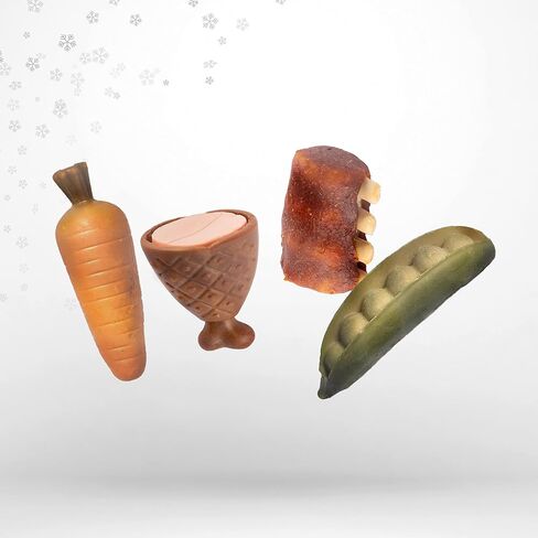 DreamBone Holiday Favorites, 4 Count, Made with Real Chicken, Rawhide-Free Chews for Dogs in Saudi Arabia