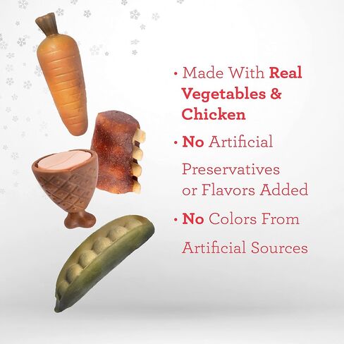 DreamBone Holiday Favorites, 4 Count, Made with Real Chicken, Rawhide-Free Chews for Dogs in Saudi Arabia