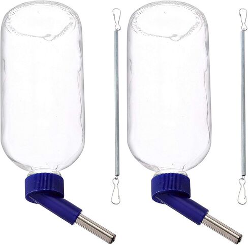 Lixit Glass Water Bottles for Small Animals and Birds (16oz Pack of 2) in Saudi Arabia