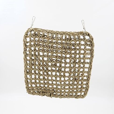 Bird Foraging Wall Toy Parrot Chewing Hanging Hook Toys Woven Climbing Hammock Mat Bird Climbing Net Climbing Cotton Rope Net Hanging Bird Climbing Rope (Small) in Saudi Arabia