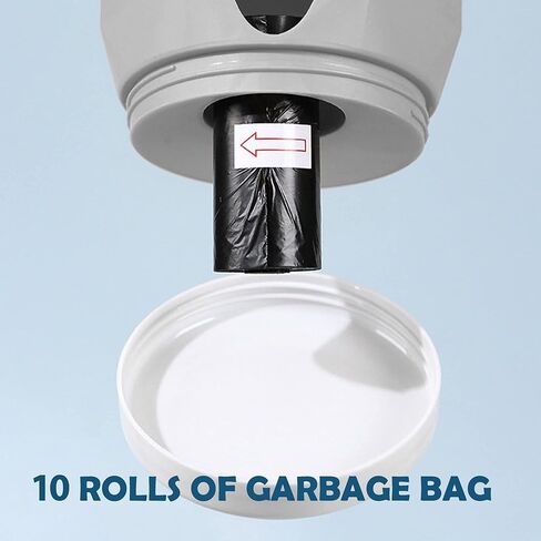 مجرفة فضلات القطط 2 في 1 مع حامل واكياس | مجرفة فضلات القطط مع مجرفة عميقة قابلة للازالة | مغرفة صغيرة محمولة مدمجة لفضلات القطط مع اكياس اعادة التعبئة| متينة وسهلة التنظيف (تتضمن 150 كيس) in Kuwait