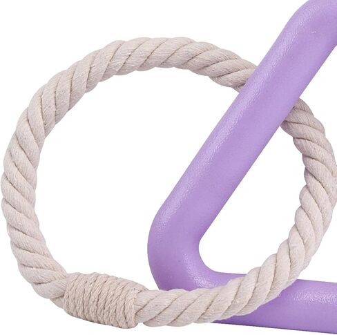 مجموعة ألعاب كرة الكلب وحبل شد الحبل من KuddelMuddel، كرة تنس دعابة للمضغ لا تصدر أصواتًا داخل قفص مطاطي ولعبة حبل قطني مثلث للحيوانات الأليفة الصغيرة والمتوسطة والكبيرة (عبوة من قطعتين) in Kuwait