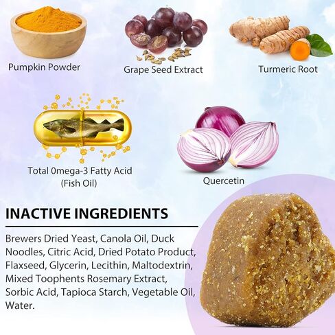 Dog Allergy Relief-Dog Allergy Chews (150 Soft Chews)- Itch Relief for Dogs, Omega 3 Fish Oil + Pumpkin Enzymes + DHA for Dogs, Seasonal Allergies + Anti Itch + Hot Spots. in Kuwait