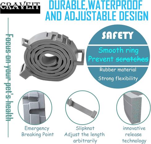 Flea and Tick Collar for Large Dog, Repels Fleas & Ticks, Natural Essential Oils, 8-Month Protection, Adjustable & Waterproof, for Dogs Over 18 lbs, 2 Packs in Kuwait