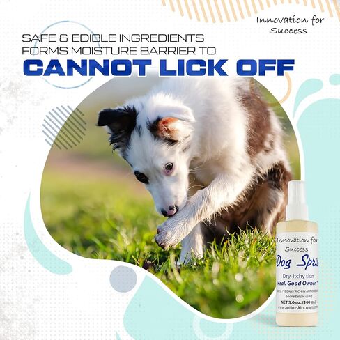 Innovation for Success Dog Spritz Dog Itch Relief Spray, Simple and Vegan Itchy Skin Relief for Dog, Squalene Oil Layer, Dog Anti Itch Spray with Antioxidants, New Improved Aroma in Saudi Arabia