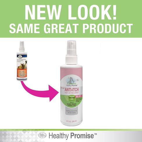 Four Paws Healthy Promise Pet Aid Fast-Acting Anti Itch Spray for Dogs & Cats 8 Oz. in Saudi Arabia
