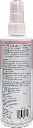 Four Paws Healthy Promise Pet Aid Fast-Acting Anti Itch Spray for Dogs & Cats 8 Oz. in Saudi Arabia