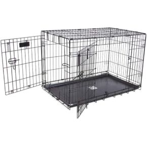 Precision Pet Products Two Door Provalue Wire Dog Crate, 36 Inch, For Pets 50-70 lbs, With 5-Point Locking System in Saudi Arabia