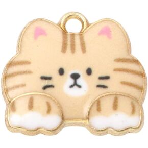 PEPPERLONELY Enamel Cat Charms Pendants in Saudi Arabia