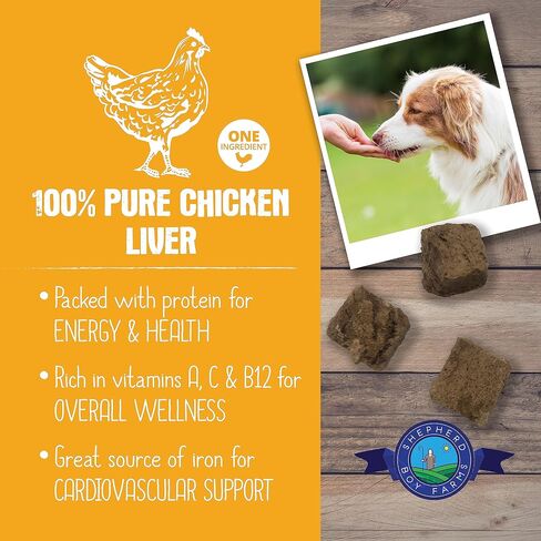 Shepherd Boy Farms Freeze Dried Chicken Hearts for Dogs & Cats - 8oz in Kuwait