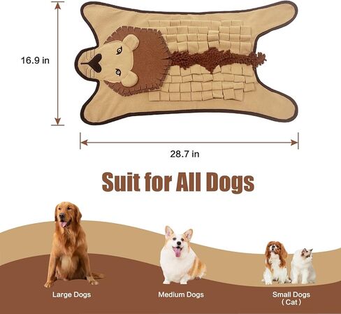 PETMIMIXD Pet Snuffle Mat for Dogs Sniff Mat Nosework Feeding Mat Slow Feeder, Durable Interactive Dog Puzzle Toys for Training and Stress Relief Encourages Natural Foraging Skills in Saudi Arabia