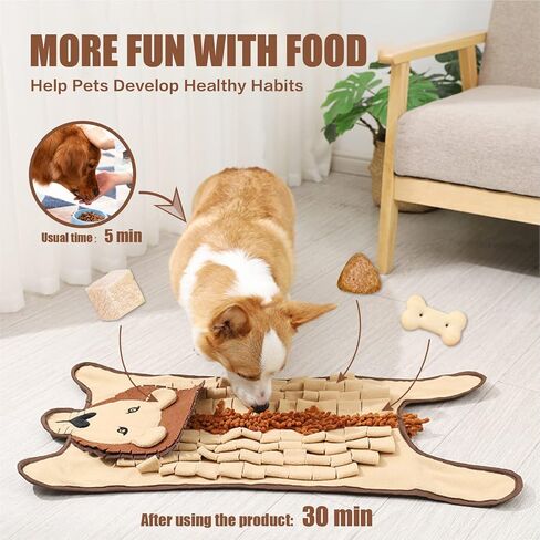 PETMIMIXD Pet Snuffle Mat for Dogs Sniff Mat Nosework Feeding Mat Slow Feeder, Durable Interactive Dog Puzzle Toys for Training and Stress Relief Encourages Natural Foraging Skills in Saudi Arabia