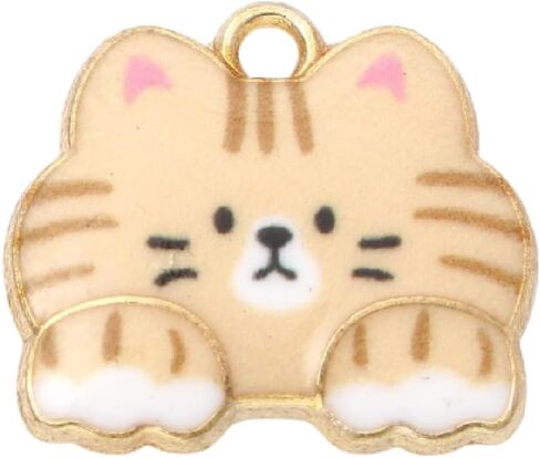 PEPPERLONELY Enamel Cat Charms Pendants in Kuwait