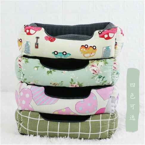 سرير للحيوانات الأليفة للكلاب والقطط الصغيرة والمتوسطة، سرير أريكة ناعم للقطط للقطط الداخلية (اللون: Bear Head Money، الحجم: M) in Kuwait