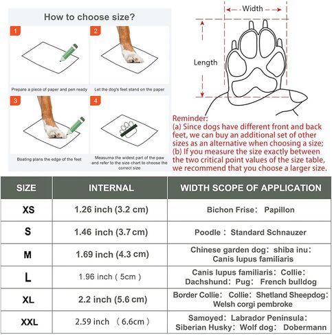 Dog Boots Paw Protector,Sports Non-Slip Pet Dog Anti-Slip Sole, Breathable Dog Booties Paw Protector for Hot Pavement Winter Snow Hiking Booties (S) in Kuwait