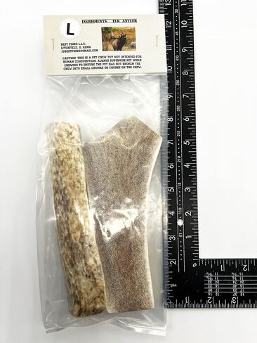 Paws-N-Stuff Elk Antler Premium Dog Chew Toy - Large Split - 2 Pack in Saudi Arabia