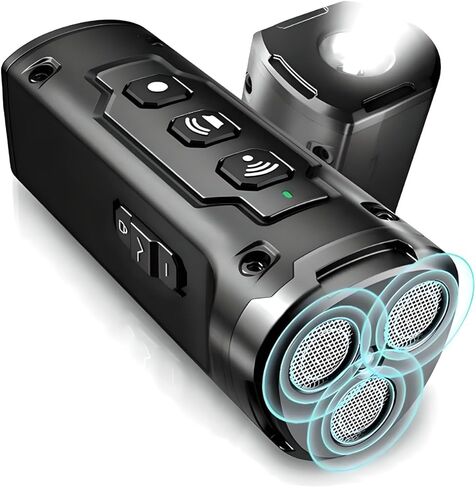 2023 إصدار Dog Bark Deterrent 3X بواعث صوتية -49 قدم | أداة تدريب الكلاب Barks No More من Bark Buddy، جهاز مضاد للنباح للكلاب | أفضل مساعد للسلوك - كاتم صوت للنباح داخليًا وخارجيًا، قابل لإعادة الشحن in Kuwait