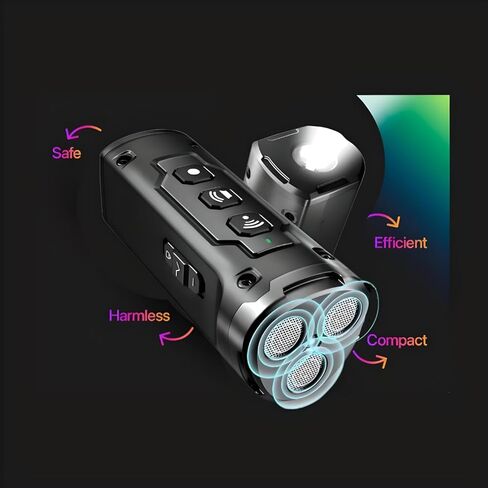 2023 إصدار Dog Bark Deterrent 3X بواعث صوتية -49 قدم | أداة تدريب الكلاب Barks No More من Bark Buddy، جهاز مضاد للنباح للكلاب | أفضل مساعد للسلوك - كاتم صوت للنباح داخليًا وخارجيًا، قابل لإعادة الشحن in Kuwait