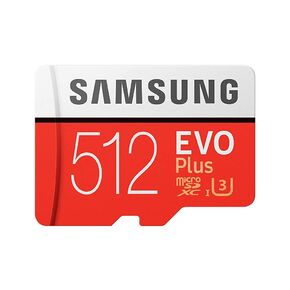 Samsung EVO Plus 512 GB microSDXC UHS-I U3 100 MB/s Full HD & 4K UHD Memory Card with Adapter (MB-MC512GA) in Saudi Arabia