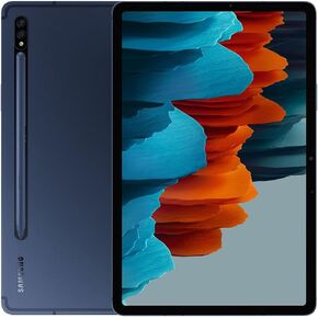 SAMSUNG Galaxy Tab S7 11-inch Android Tablet 128GB Wi-Fi Bluetooth S Pen Fast Charging USB-C Port, Mystic Navy (Renewed) in Kuwait