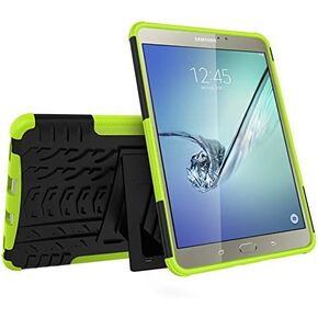 حافظة Galaxy Tab S2 8.0 (SM-T710 / T713 / T715)، هيكل YMH كامل [شديد التحمل] و[مقاوم للصدمات] حافظة سيليكون واقية مع مسند لهاتف Samsung Galaxy Tab S2 8.0 (6) in Kuwait