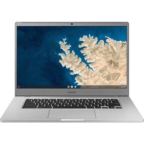 Samsung Chromebook 4 + Chrome OS 15.6" Full HD Intel Celeron Processor N4000 4GB RAM 32Gb Emmc Gigabit Wi-Fi -XE350XBA-K01US - Silver (Renewed) in Saudi Arabia