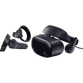 SAMSUNG HMD Odyssey+ Windows Mixed Reality Headset with 2 Wireless Controllers 3.5" Black (XE800ZBA-HC1US) in Saudi Arabia