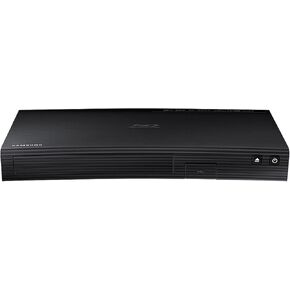 Samsung Blu-ray DVD Disc Player with Built-in Wi-Fi 1080p & Full HD Upconversion, Plays Blu-ray Discs, DVDs & CDs, Plus CubeCable 6Ft High Speed HDMI Cable, Black Finish in Saudi Arabia