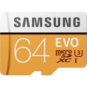 سامسونج 100MB/s (U3) بطاقة ذاكرة مايكرو اس دي ايفو مع محول 64 جيجابايت (MB-MP64GA/AM) in Saudi Arabia
