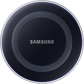 Samsung Qi Certified Wireless Charging Pad with 2A Wall Charger- Supports wireless charging on Qi compatible smartphones including the Samsung Galaxy S8, S8+, Note 8, Apple iPhone 8, iPhone 8 Plus, and iPhone X (US Version) - Black Sapphire in Kuwait