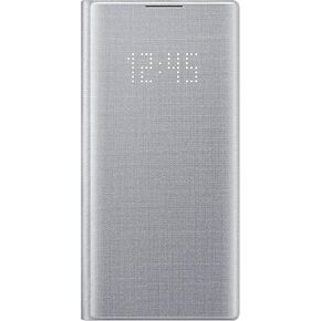 حافظة سامسونج جالاكسي نوت 10، غطاء محفظة LED - أبيض (إصدار أمريكي مع ضمان) - EF-NN970PWEGUS