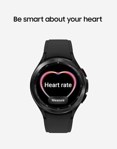 Samsung Galaxy Watch 4 Classic 46mm Smartwatch with ECG Monitor Tracker for Health Fitness Running Sleep Cycles GPS Fall Detection LTE US Version, Black (Renewed) in Saudi Arabia