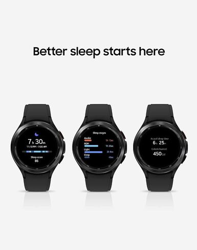 Samsung Galaxy Watch 4 Classic 46mm Smartwatch with ECG Monitor Tracker for Health Fitness Running Sleep Cycles GPS Fall Detection LTE US Version, Black (Renewed) in Saudi Arabia