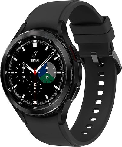 Samsung Galaxy Watch 4 Classic 46mm Smartwatch with ECG Monitor Tracker for Health Fitness Running Sleep Cycles GPS Fall Detection LTE US Version, Black (Renewed) in Saudi Arabia