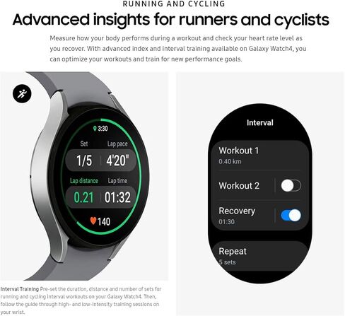 Samsung Galaxy Watch 4 Classic 46mm Smartwatch with ECG Monitor Tracker for Health Fitness Running Sleep Cycles GPS Fall Detection LTE US Version, Black (Renewed) in Saudi Arabia