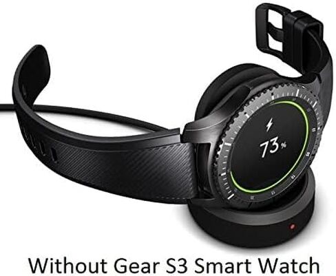 Samsung Galaxy Watch Wireless Charging Dock Charger for Smartwatch Gear S3 SM-R760 Black (Renewed) in Saudi Arabia