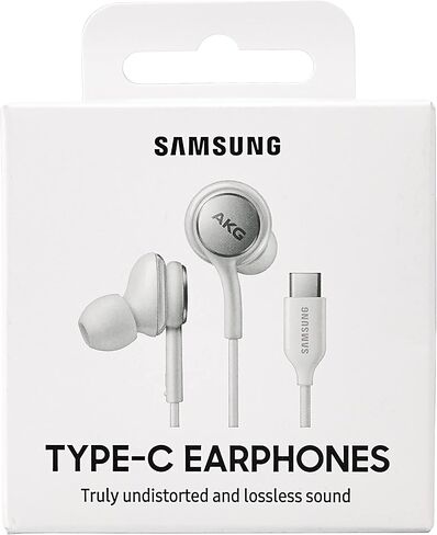 Samsung AKG Stereo Earbud USB-C Headset with In-Line Mic - White (Renewed) in Kuwait