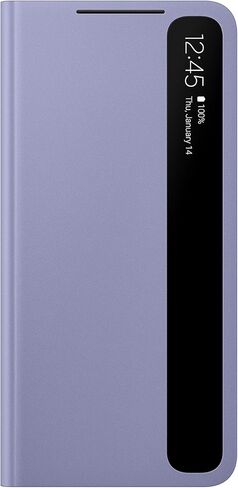 Samsung Galaxy S21 Ultra Case, S-View Flip Cover - Gray (US Version) in Saudi Arabia