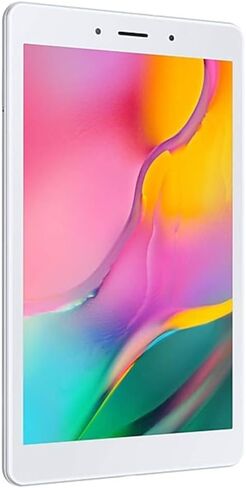 Samsung Galaxy Tab A 8.0" (2019, WiFi Only) 32GB, 5100mAh Battery, Dual Speaker, SM-T290, International Model (Silver) (Renewed) in Kuwait