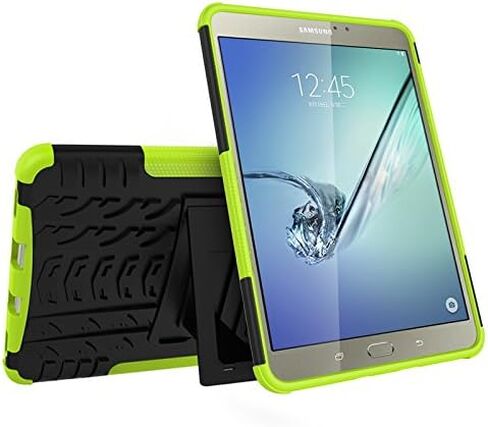 حافظة Galaxy Tab S2 8.0 (SM-T710 / T713 / T715)، هيكل YMH كامل [شديد التحمل] و[مقاوم للصدمات] حافظة سيليكون واقية مع مسند لهاتف Samsung Galaxy Tab S2 8.0 (6) in Kuwait