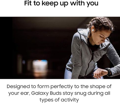 Samsung Galaxy Buds True Wireless In-Ear Bluetooth Headphones Black SM-R170 2019 (Renewed) in Kuwait