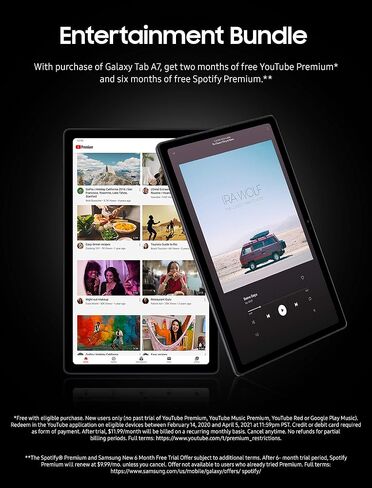 SAMSUNG Galaxy Tab A7 10.4 Wi-Fi 32GB Gold (SM-T500NZDAXAR) (Renewed) in Kuwait