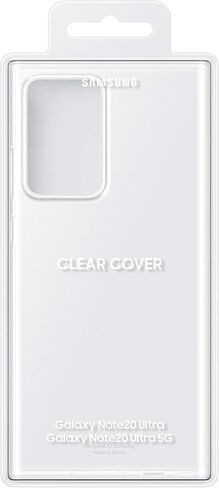 SAMSUNG Galaxy Note20 Ultra 5G Case, Clear Cover (US Version) (EF-QN985TTEGUS) in Saudi Arabia