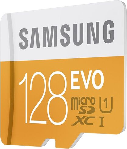 Samsung 128GB up to 48MB/s EVO Class 10 Micro SDXC Card with Adapter (MB-MP128DA/AM) in Saudi Arabia