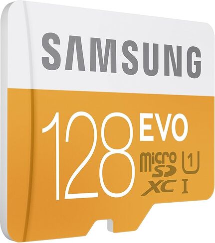 Samsung 128GB up to 48MB/s EVO Class 10 Micro SDXC Card with Adapter (MB-MP128DA/AM) in Saudi Arabia