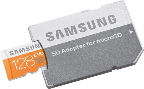 Samsung 128GB up to 48MB/s EVO Class 10 Micro SDXC Card with Adapter (MB-MP128DA/AM) in Saudi Arabia