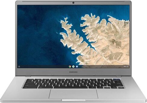 Samsung Chromebook 4 + Chrome OS 15.6" Full HD Intel Celeron Processor N4000 4GB RAM 32Gb Emmc Gigabit Wi-Fi -XE350XBA-K01US - Silver (Renewed) in Saudi Arabia