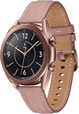SAMSUNG Galaxy Watch 3 (41mm, GPS, Bluetooth, Unlocked LTE) Smart Watch with Advanced Health Monitoring, Fitness Tracking and Long Lasting Battery - Mystic Bronze (Renewed) in Saudi Arabia