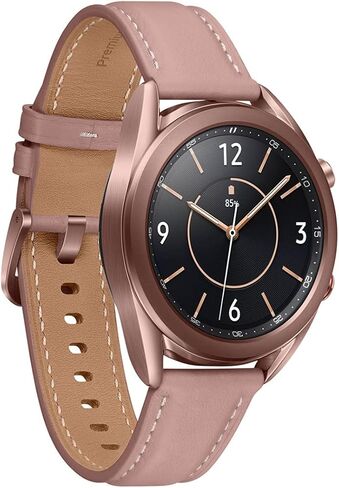 SAMSUNG Galaxy Watch 3 (41mm, GPS, Bluetooth, Unlocked LTE) Smart Watch with Advanced Health Monitoring, Fitness Tracking and Long Lasting Battery - Mystic Bronze (Renewed) in Saudi Arabia