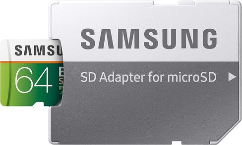 SAMSUNG EVO Select 64GB microSDXC UHS-I U1 100MB/s Full HD & 4K UHD Memory Card with Adapter (MB-ME64HA) in Saudi Arabia